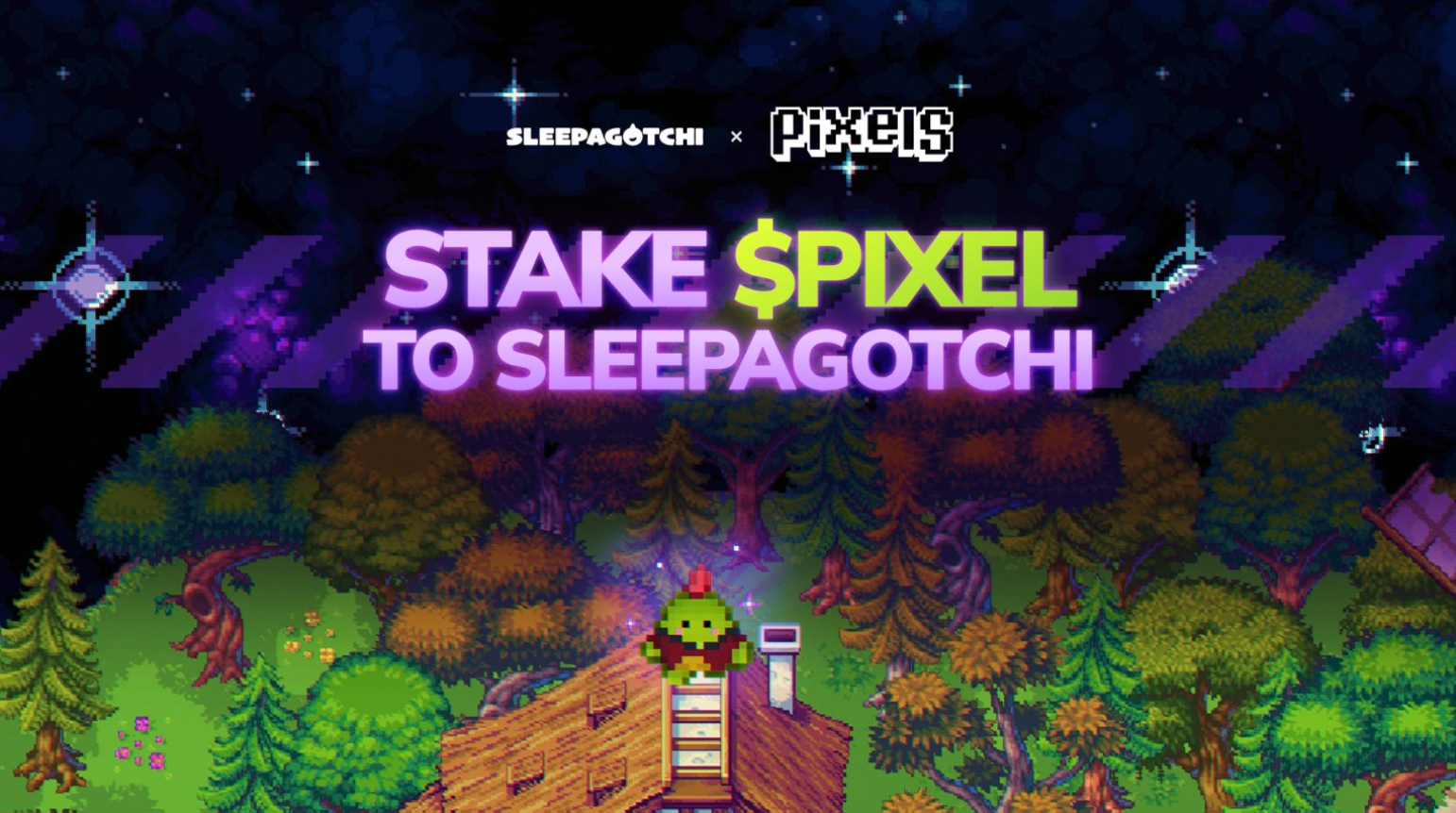 Sleepagotchi teams up with Pixels