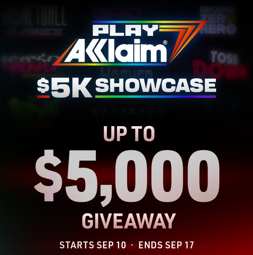 Raijin has teamed up with Acclaim for a $5000 giveaway