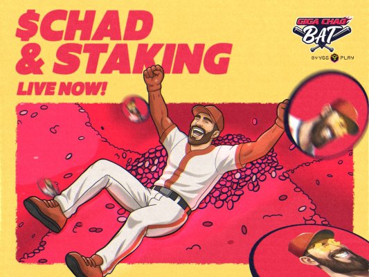 GIGACHAD BAT Launches $CHAD Token and Staking Program on Abstract Chain | PlayToEarn