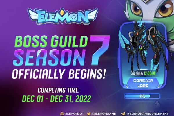 Season 7 of Elemon Boss Guild begins in December | PlayToEarn