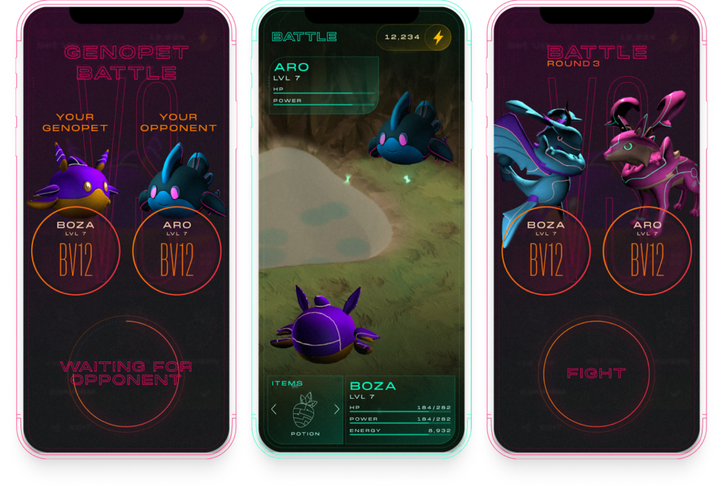 Genopets battle preview